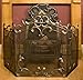 Ornate Vintage Style Distressed Silver pewter black Fire Screen guard