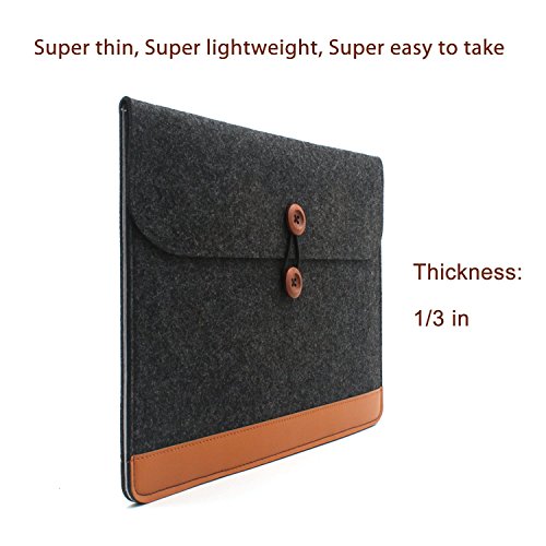 13 inch Laptop-Ultrabook-Notizbuch-Computer-Hülsen-Kasten, Shinymod 13 „Tablet-Abdeckung Schützende Tragetasche für 11″-13.3″ Apple MacBook Air / 13″ MacBook Pro /12.9“ ipad pro /HP Dell Galaxy Tab - 5