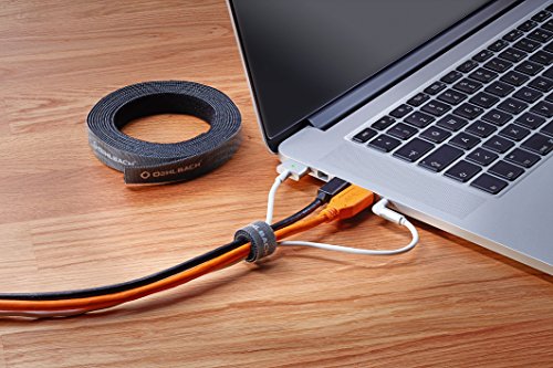 Oehlbach 5006 Hook und Loop Kabel wiederverschließbares Klettband 2m schwarz - 4