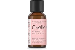 Essenciales - Aceite Vegetal de Avellana BIO, 100% Puro, 30 ml | Aceite Vegetal Corylus Avellana, 1ª Presión Frío