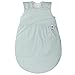 Produktbild Sugarapple Ganzjahres Baby Schlafsack in Streifen mint 110 cm aus 100% Öko-Tex Baumwolle, 2.5 TOG Sommer und Winter mit Druckknöpfen und Reißverschlus