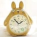 Produktbild LOTOS-Cartoon Totoro Kind Aufstehen Wecker Stille Nacht Licht Snooze Funktion Kleine Wecker,Beige