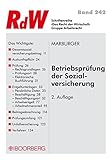 Image de Betriebsprüfung der Sozialversicherung (Schriftenreihe RdW)