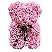 Produktbild iBaste Rose Bear Puppe Rose Bär Puppe Plüsch Puppe Teddy Bär Rose Bear Geschenk für Valentinstag Hochzeit-25cmx15cmx15cm