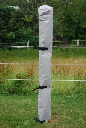 Abdeckhaube Schutzhülle Haube Hülle Schutz für Wäschespinne mit Dehnungsfalte und Fixierriemen ø22 x 180 cm – aus LkW-Plane - 8