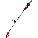 Einhell Ak&uuml;l&uuml; Y&uuml;ksek Dal Budama GE-LC 18 Li T-Solo Power X-Change (Li-Ion, 18 V, 20 cm kılavuz uzunluğu, teleskopik sap, Oreg