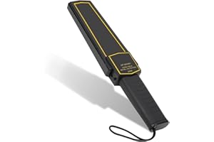 AGATIGE Detector de Metales de Seguridad Portátil, Detector de Metales Portátil de Alta Sensibilidad con Interruptor de Baja Sensibilidad, para Inspección de Seguridad, Detección de Productos Electrónicos