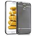 Produktbild moex Samsung Galaxy S5 | Hülle Silikon Schwarz Smooth Back-Cover Chrom Matt Silikonhülle Ultra-Slim Schutzhülle Metallic Handy-Hülle für Samsung Galaxy S5 / S5 Neo Case Dünn