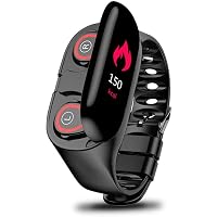 T89 tws Smartwatch TWS Bluetooth Headphone Fitness Bracelet Heart Rate  Monitor Waterproof - Black: Buy Online at Best Price in Egypt - Souq is now  Amazon.eg