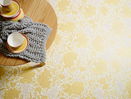 Oilily Home Tapete Oilily Atelier, florale Mustertapete, beige, gelb, weiß, 302751 - 5