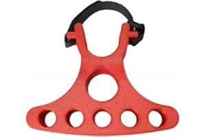 BLISSFULABODE For Durable Bike Handlebar Stand with Adjustable Features to Securely Hold Handlebars for Various Repair and Maintenance Jobs (red)