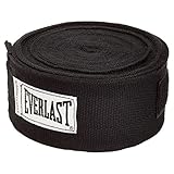 Everlast Boxing Hand Wraps - Black, 180 inch