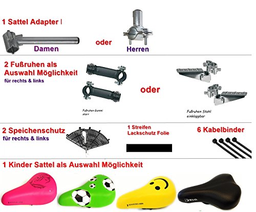 Herren Fahrrad Kindersitz für vorn („wie in DDR Zeiten“) - 8