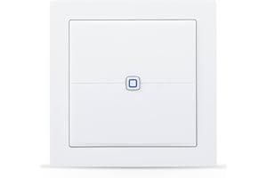 Homematic IP Smart Home 155342A0 - Pulsador de pared plano y flexible, color blanco