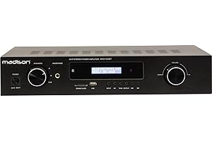 Madison MAD1400BT-BK Amplificatore Stereo, nero