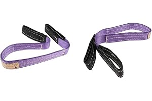 kowaku 2X 1m / 3.3ft Sangle de Levage Remorquage Corde de Traction 1000 Kg pour Voitures, VTT, Bateaux