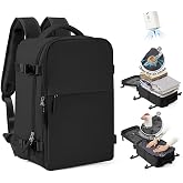SZLX Backpack 40x30x20 Ryanair Vueling Wizzair Vacuum Backpack with Pump | Backpack Vacuum Cabin Carry-on Luggage 40 x 30 x 2