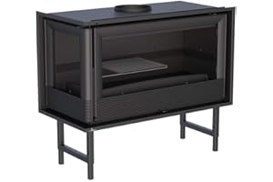 BRONPI Estufa DE LEÑA INSERTABLE Modelo PARIS-90 E I