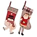 Produktbild Weihnachtsstrumpf, BAINASIQI 2er Set Weihnachten Socke Christmas Stocking Nikolausstiefel