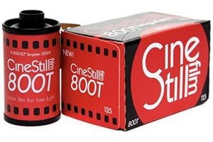 CineStill Film 800Tungsten 35mm Film (3 Pack) Bundle (3 Items)