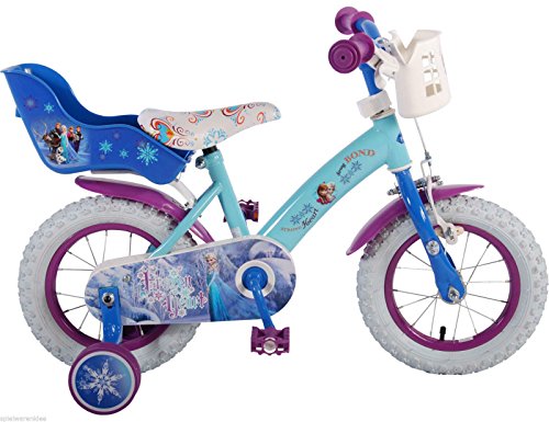 12 Zoll Kinderfahrrad Eiskönigin Fahrrad Dreirad Disney Frozen Anna & Elsa 51261-CH - 2
