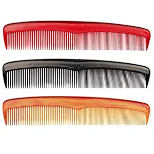 Lily Multicolour Grooming Hair Combs For Women, Pack of 3
