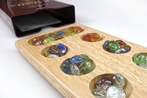 Tactic Games Classic Collection: Kalaha Mancala - Wooden