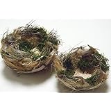 OSTERNESTER 2ER SET/ Osternest/ Osterkorb/ Vogelnest/ Osterdeko/ Ostergras/ Tischdeko/ Ostern/ Einzug/ Geburtstag/ Geschenk/ Naturdeko
