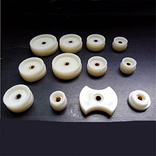 LARS360 Uhrwerkzeug Einpresswerkzeug Uhrenschließer Gehäuseschließer mit 12 Druckplatten Kunststoffeinsätze - 5