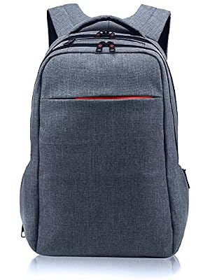 Norsens Antivol Sac à Dos Ordinateur Portable 15.6/14 Pouces Homme Imperméable Sac a Dos PC Portable pour Loisirs/Affaire/Scolaire Bleu Gris