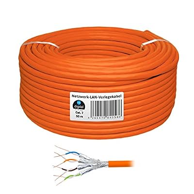HB-Digital HB Digital Câble de réseau LAN câble de pose Cabel Cat 7 Cuivre AWG23/1