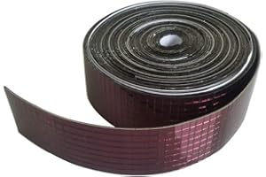 YONGPAN Violette Spiegelglas-Mosaikkunst, Rolle, selbstklebend, echtes Glas, Handwerk, Mini-Mosaikfliesen für DIY Handwerk, Ball, Heimdekoration (1 m Länge)