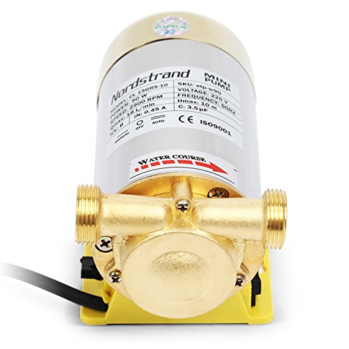 Nordstrand 90W Water Pressure Booster Pump for Shower Home Garden Washing Machine Inline