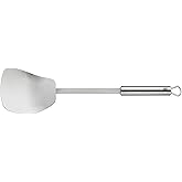 WMF Profi Plus Wok Shovel 36.2 cm, Matte Stainless Steel Spatula, Dishwasher Safe and High Temperature Resistant