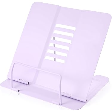 Porte-livre Rétro En Bambou ITODA - Support Lecture IPad - Porte-recettes Cuisine
