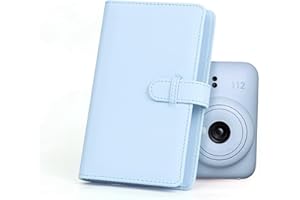 ANNADUE Mini Album Fotograficzny 108 Kieszeni na 3-calowy Film Photo Photo Box Posiadacz Karty Natychmiastowe Akcesoria do Aparatu do Mini 12 11, na Bilety do Kina (Niebieski)