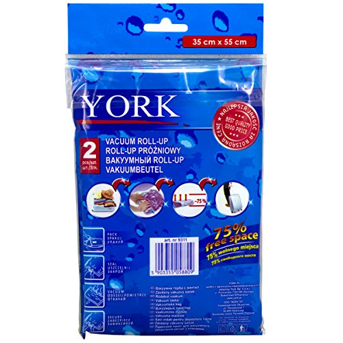 Vacío York Travel Roll-Up bolsas de almacenamiento para la ropa, 35x55 cm, 4 piezas Juego, EF349402 - Imagen 3