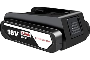 Remate 18V 3.0Ah Remplacement pour Bosch Power4All 18V Lithium-ION Batterie, pour Gloria 18V Batterie, pour Gardena Batterie, Compatible avec Bosch Batterie PBA PSB PSR