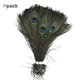 3.Material: plumas de cola de pavo real.