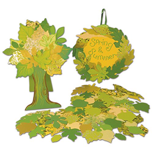 Springboard Pre-Cut Spring/Summer Paper Leaf Shapes (Pack of 250)