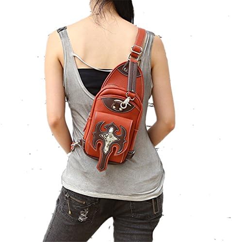 LOVEZHOU New Fashion Women's Punk Retro Handbag Messenger Bag