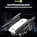 Produktbild Vier Achsen Drohne  Sunsee Vierachsige Drohnen Professionelle Intelligente LH-X28GWF Dual GPS FPV Drohne Quadcopter mit 1080P HD Kamera Wifi Headless-Modus Fernsteuerungsflugzeug Spielzeug-Modell 720p Pixel (Weiß)
