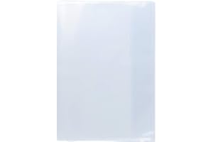 ‎HERMA HERMA 19601 Heftumschläge A4 Transparent Klarsicht, 10 Stück, Hefthüllen aus strapazierfähiger, abwischbarer & extra dicker Polypropylen-Folie, durchsichtige Heftschoner Set für Schulhefte, farblos