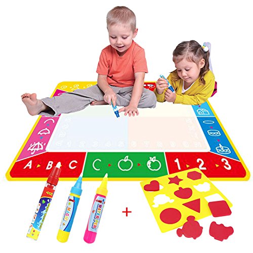 CJbrother Water Drawing Painting 100cm x73cm Mat Board Drawing Play Mat & Magic Pen Aqua Painting