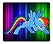 Produktbild Water-Resistant Personalized Rectangle Non-Slip Mousepad Rainbow Dash My Little Pony Friendship Is Magic High Quality Gaming Pad Oblong Soft Gaming Mouse Pads