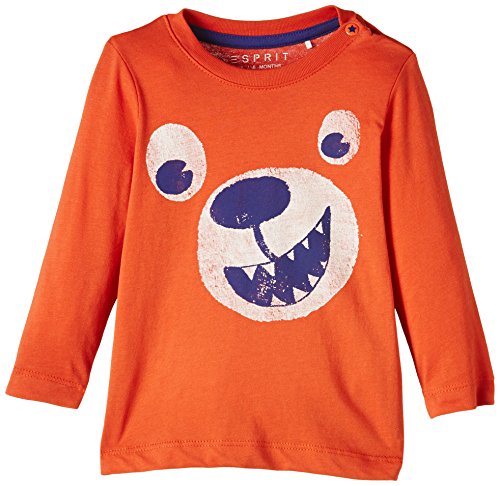 Esprit Baby Boys 075EEBK004 T-Shirt, Orange, 12-18 Months (Manufacturer size: DE: 86)