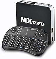 [Free Wireless Mini keyboard] Tonbux&reg; MX pro Quad Core Smart TV BOX Mini PC Streaming Media Player with KODI(XBMC) Streamer 1GB/8GB, Fully Loaded,Google Android 4.4 KitKat,CPU Amlogic S805, 1.5 GHz