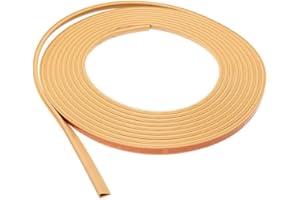 Gedotec Uszczelka do drzwi samoprzylepna TPE 4.10 | 1 rolka - uszczelka do futryny drzwi PCW | długość: 6 m | szerokość wpustu: 12 mm | beżowa uszczelka do drzwi | uszczelka okienna i uszczelka do drzwi | guma do drzwi