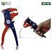 Produktbild BEST TOOL - BST-318 - Automatische Abisolier-Zange / Wire für Koaxial- / Flachband- / Antennen- / Kupfer- / ISDN- / Netzwerk- / Ethernet-Kabel - mit Kabel-querschnitt von 0.2 - 4.0 mm² blau/orange