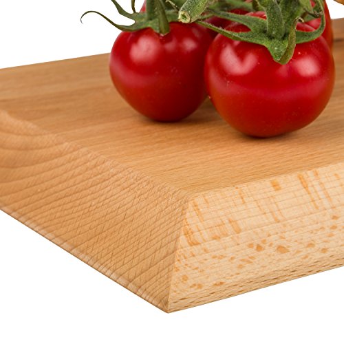 Schwarzwald Massivholz Schneidebrett ALFONS Mini, 30 x 20 x 2 cm, Buche natur - 7